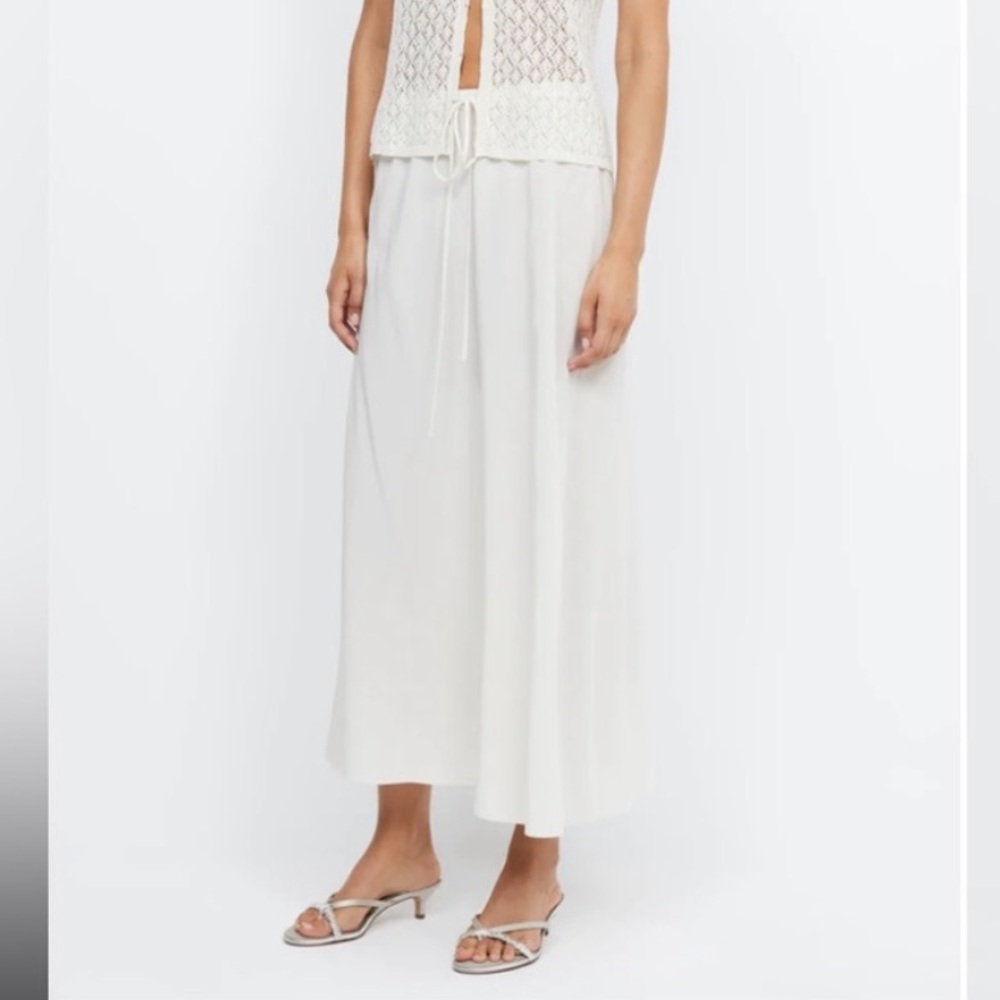 Bec & Bridge Cream A-Line Skirt